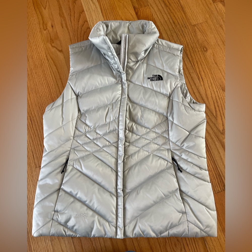 North Face down vest- size M